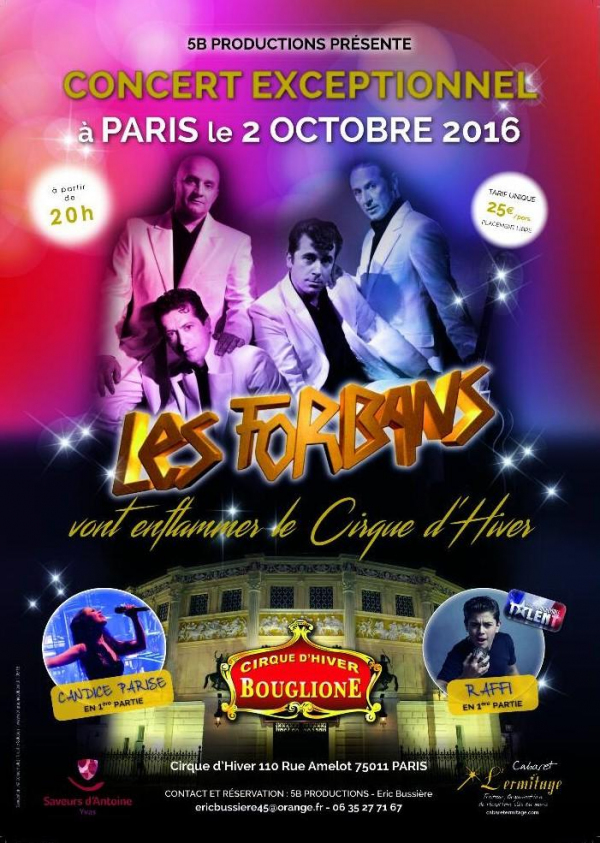 Les Forbans En Concert Le 2 Octobre A Paris Watzatsong est un moteur de recherche musical communautaire pour vous aider à identifier les airs que vous avez en tête. les forbans en concert le 2 octobre a paris