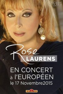 Rose LAURENS en concert à Paris le 17 novembre