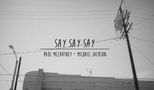 McCARTNEY/JACKSON : un nouveau tube pour le remix de "Say Say Say" ?