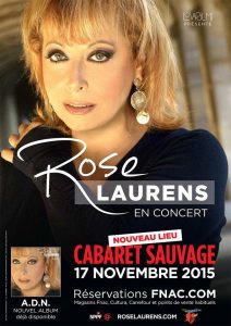 Rose LAURENS : son concert déplacé au "Cabaret Sauvage"