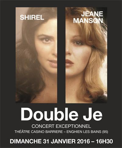 Jeane MANSON et sa fille SHIREL en tournée commune sur "Double Je"