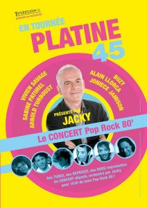 JACKY part en tournée avec "Platine 45"