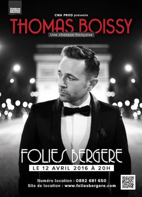 Thomas BOISSY en concert aux Folies Bergère de Paris