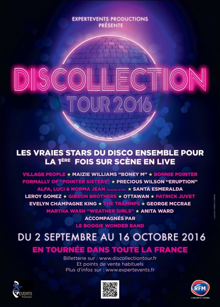 La tournée "Discollection" réunira JUVET, VILLAGE PEOPLE, BONEY M, OTTAWAN...