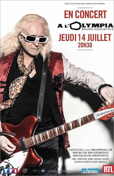 Michel POLNAREFF ajoute une date à l'Olympia