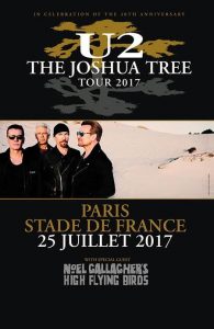 U2 fêtera les 30 ans de "The Josha Tree" au Stade de France