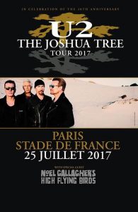 U2 fêtera les 30 ans de "The Josha Tree" au Stade de France