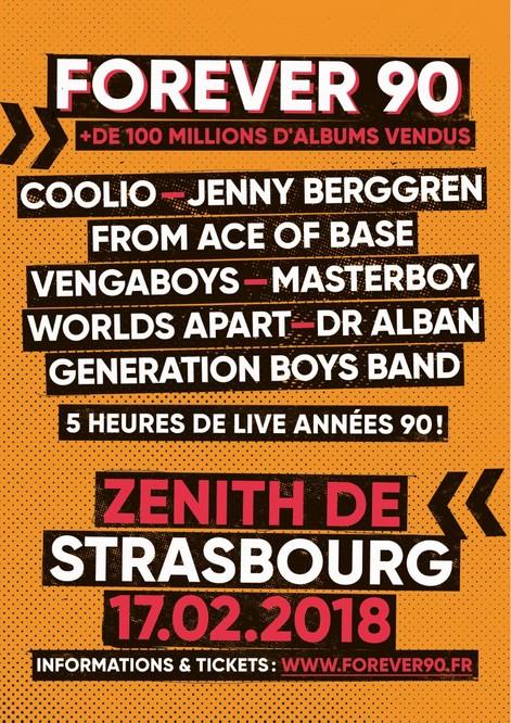 "Forever 90" : en 2018 au Zénith de Strasbourg