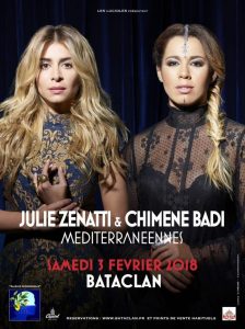 Julie ZENATTI et Chimène BADI partent en tournée à deux