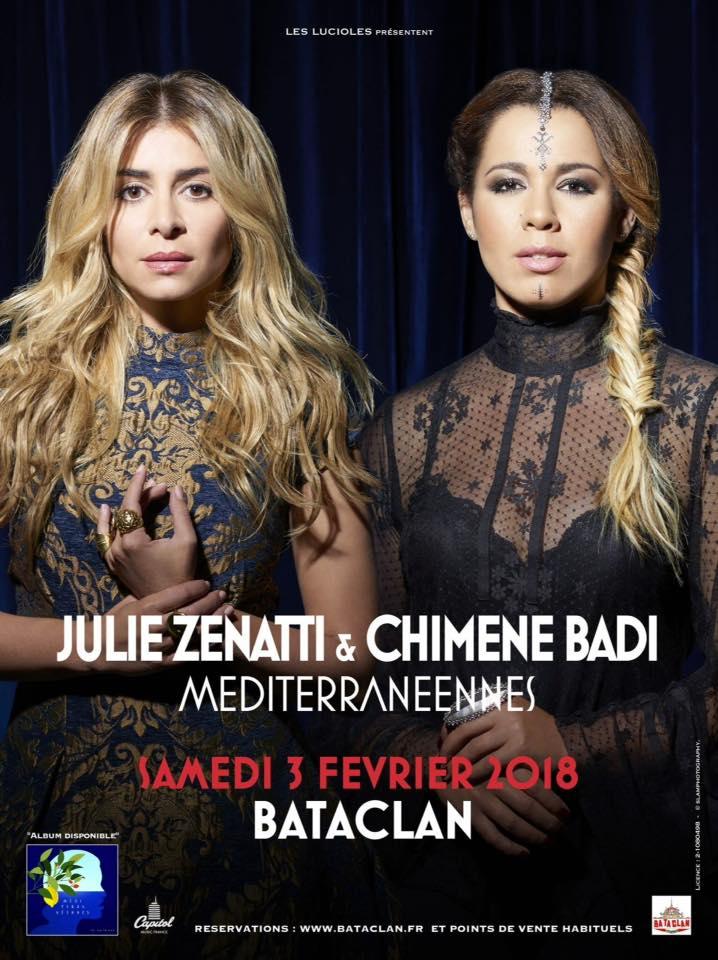 Julie ZENATTI et Chimène BADI partent en tournée à deux