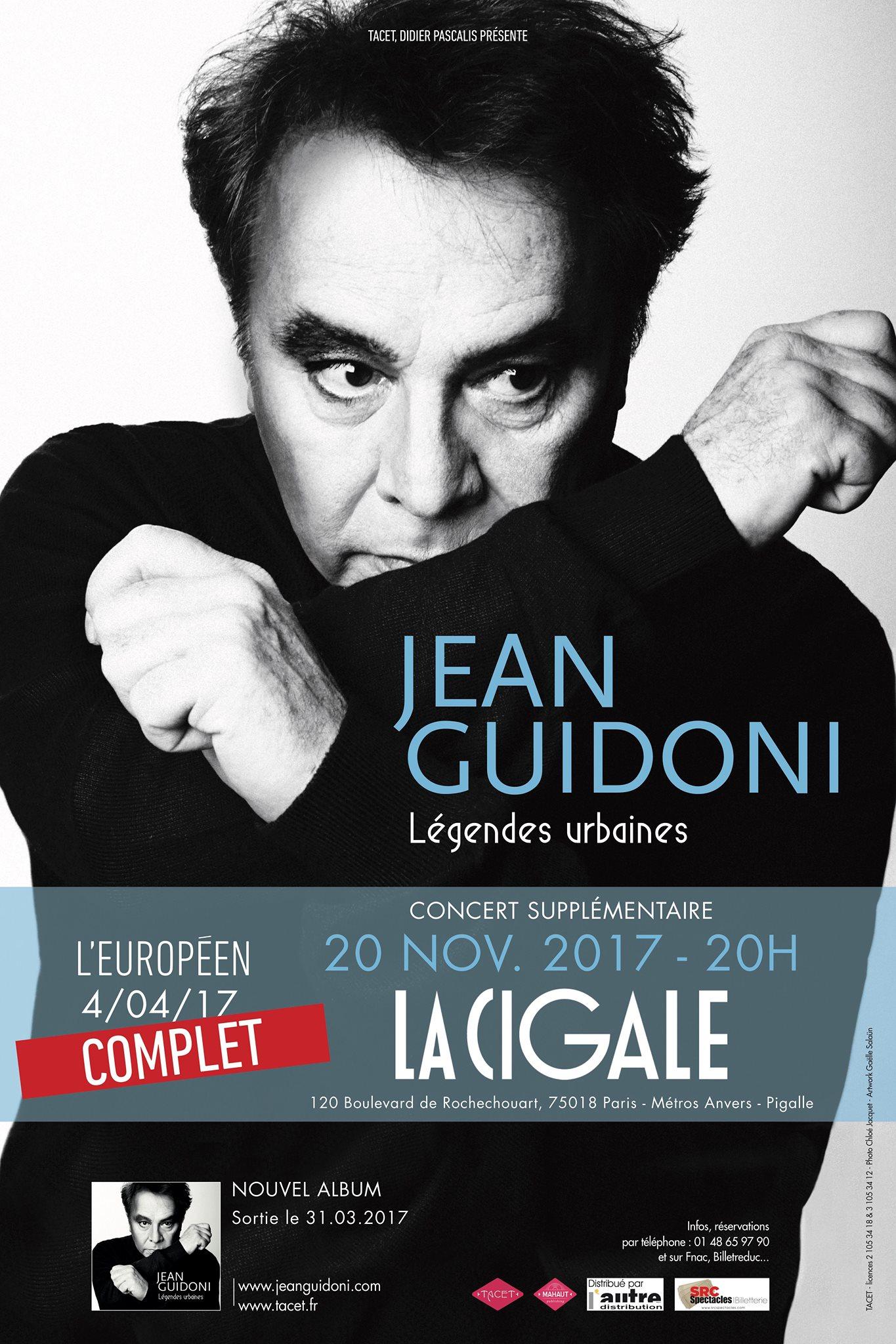 Jean GUIDONI prolonge à Paris