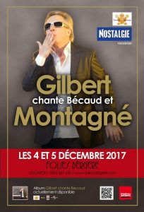 Gilbert chante MONTAGNÉ et BÉCAUD aux Folies Bergère de Paris