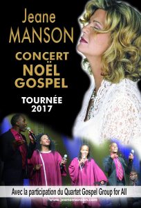 Jeane MANSON poursuit ses concerts "Noël Gospel"