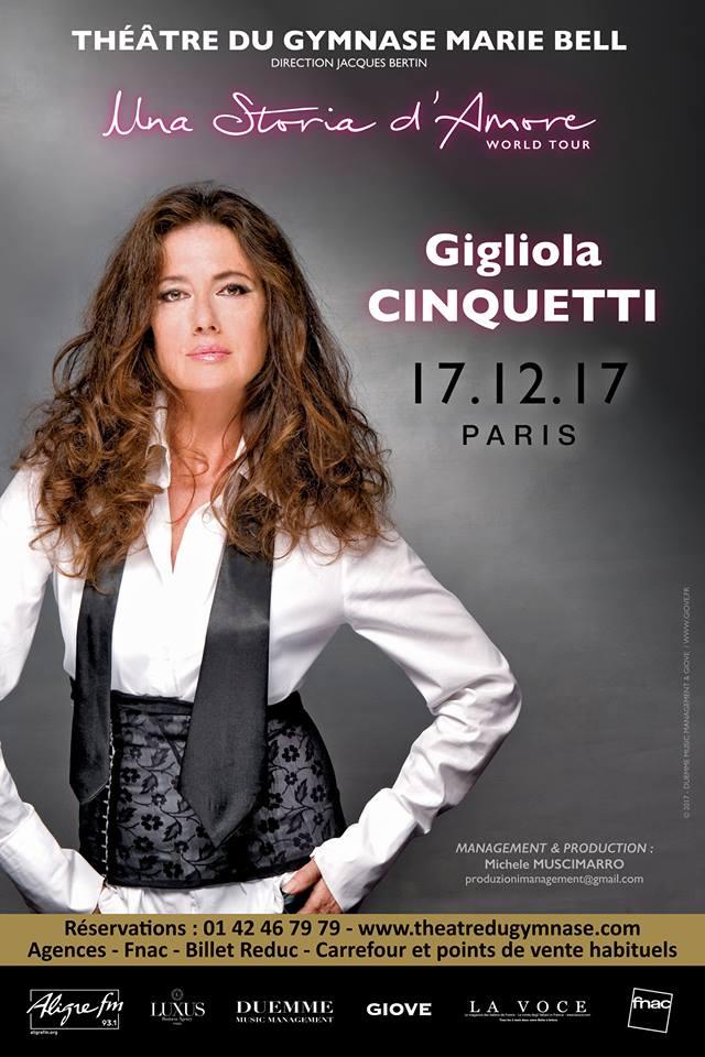 Gigliola CINQUETTI en concert à Paris