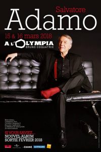 Salvatore ADAMO dévoile l'affiche de ses Olympia