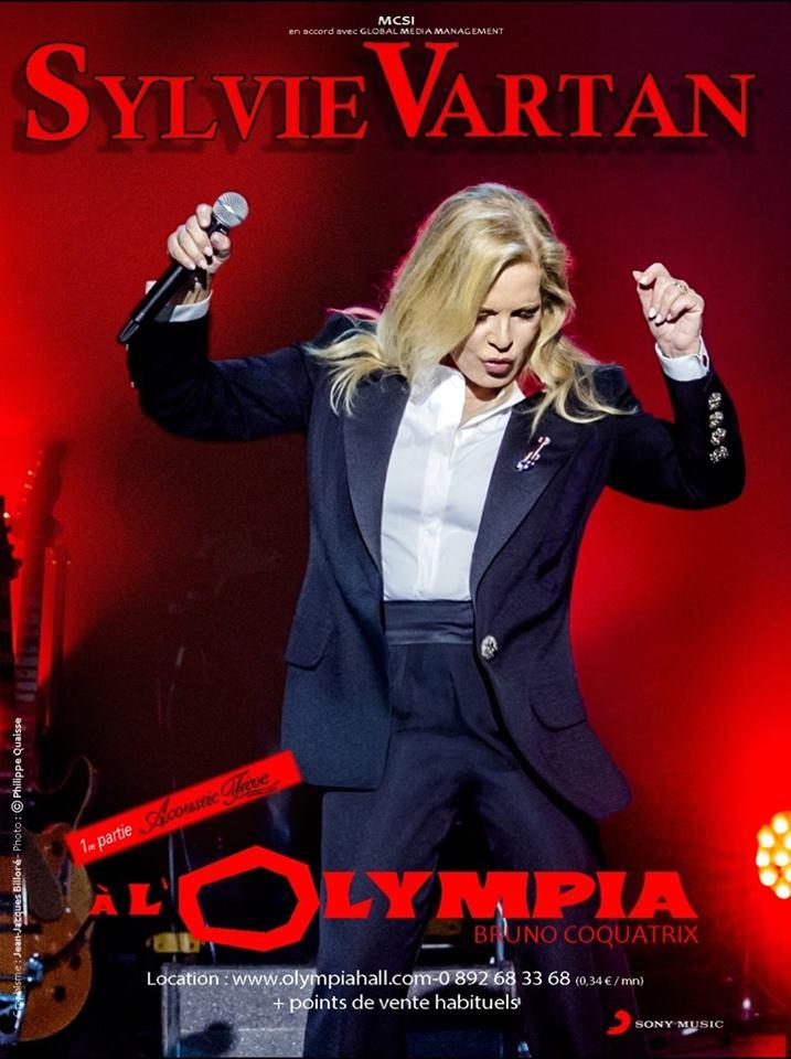 Sylvie VARTAN dévoile l'affiche de son Olympia 2015