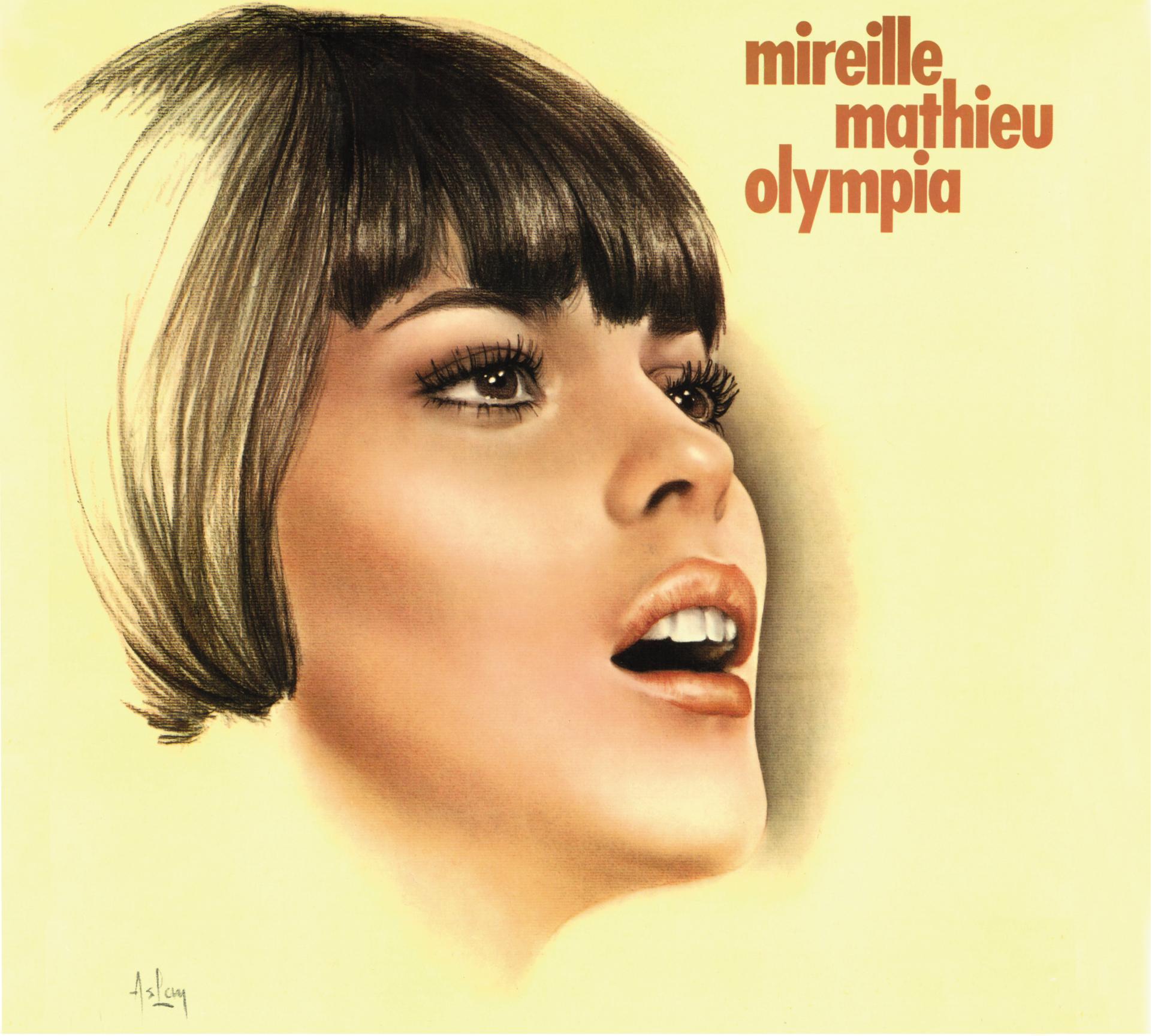 Mireille MATHIEU : un double album de ses premiers Olympias