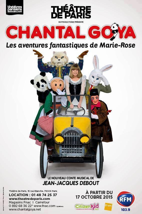 Chantal GOYA enchaîne avec "Les aventures fantastiques de Marie-Rose"