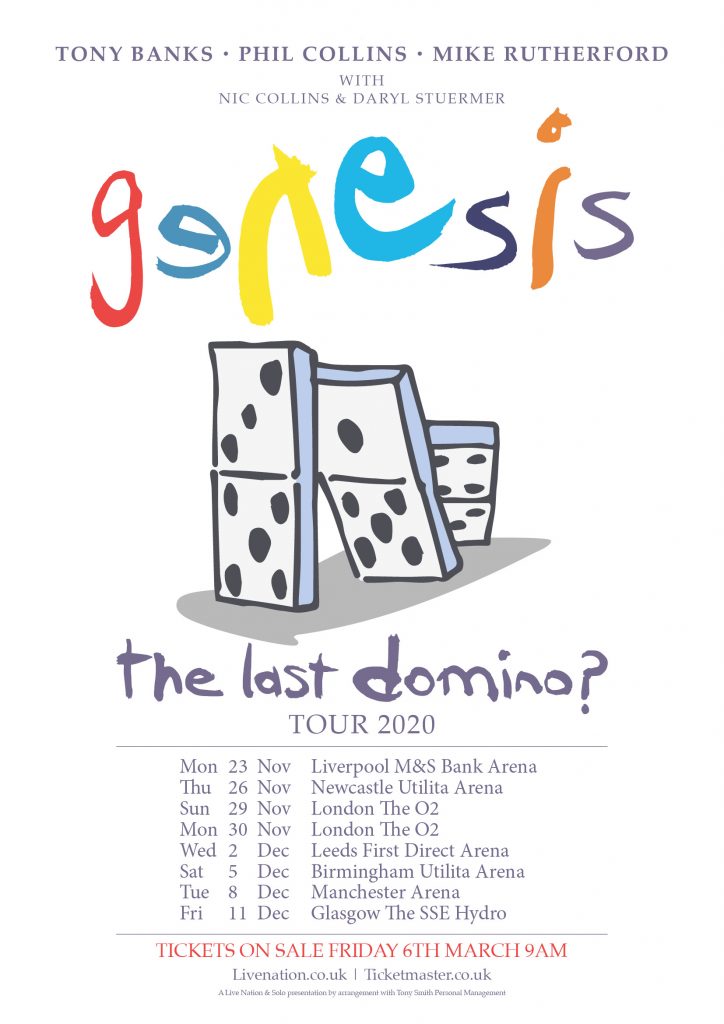 Genesis en tournée en 2020 !