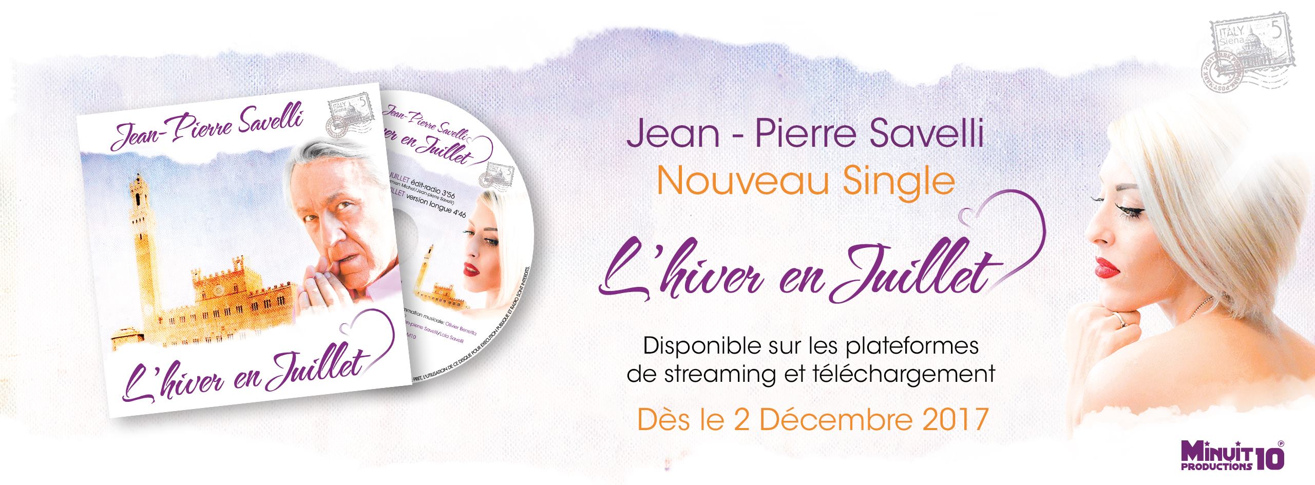 Jean-Pierre SAVELLI dévoile le single "L'hiver en juillet"