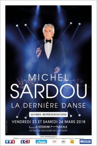 Michel SARDOU annonce deux ultimes représentations à Paris