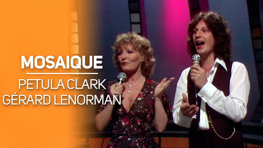 Mosaïque avec Petula Clark et Gérard Lenorman