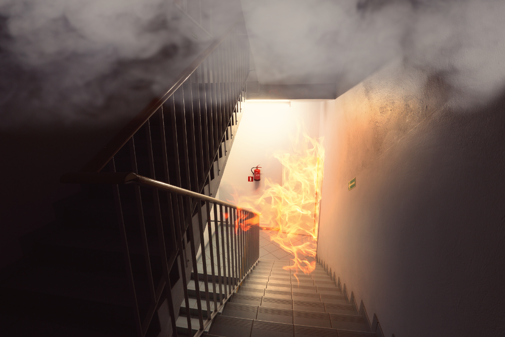 Nice : début d'incendie sur le balcon d'un immeuble