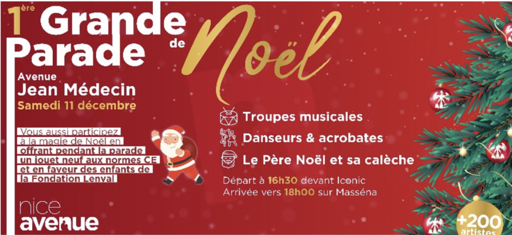 Les commerçants de l'Association Nice Avenue fêtent Noël avant l’heure !