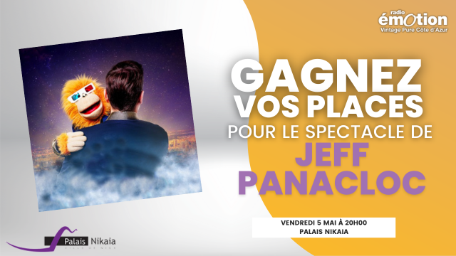 Gagnez vos places pour aller voir Jeff Panacloc