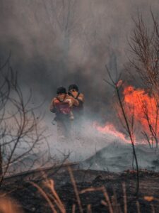 Violent début d'incendie au Bar-sur-Loup