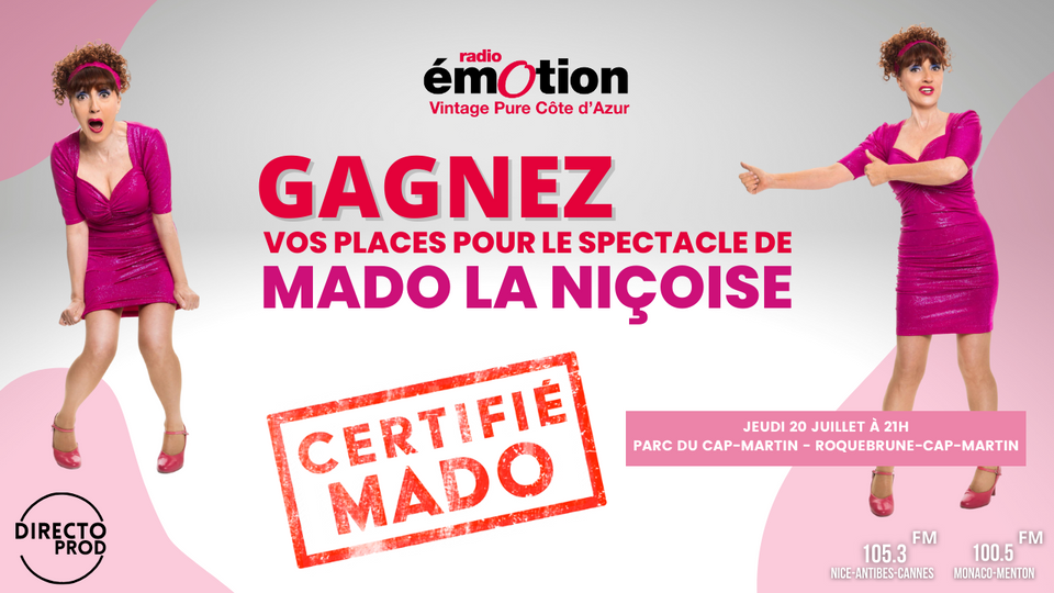 Gagnez vos places pour Mado La Niçoise