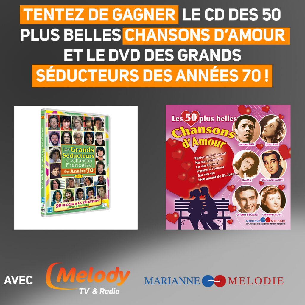 CONCOURS : Remportez votre CD / DVD de la Saint-Valentin !