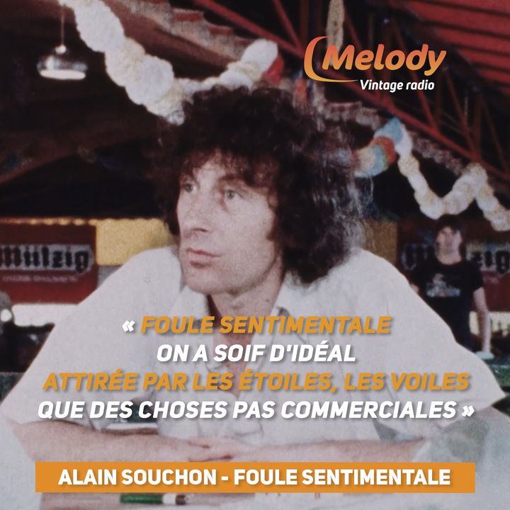 Citation d'Alain Souchon dans Foule Sentimentale