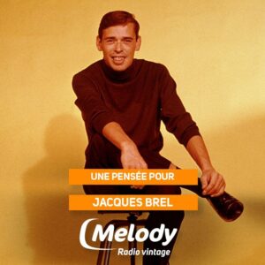 Toute l'équipe de Melody Radio a une pensée pour Jacques Brel né un 8 avril 🎂