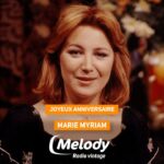 Toute l'équipe de Melody Radio souhaite un joyeux anniversaire à Marie Myriam née un 8 mai🎂