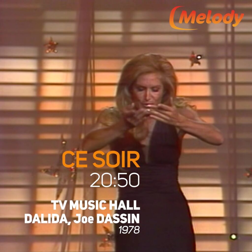 DALIDA en Direct sur Melody TV !