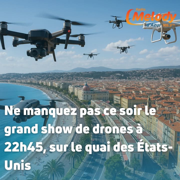 Spectacle de Drones Éblouissant à Nice