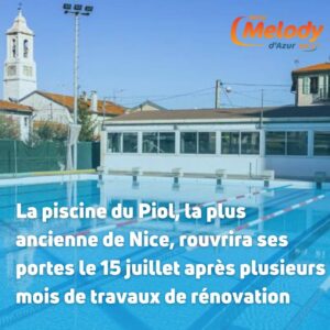 Réouverture de la plus vieille piscine de Nice