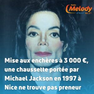 La chaussette dorée de Michael Jackson aux enchères