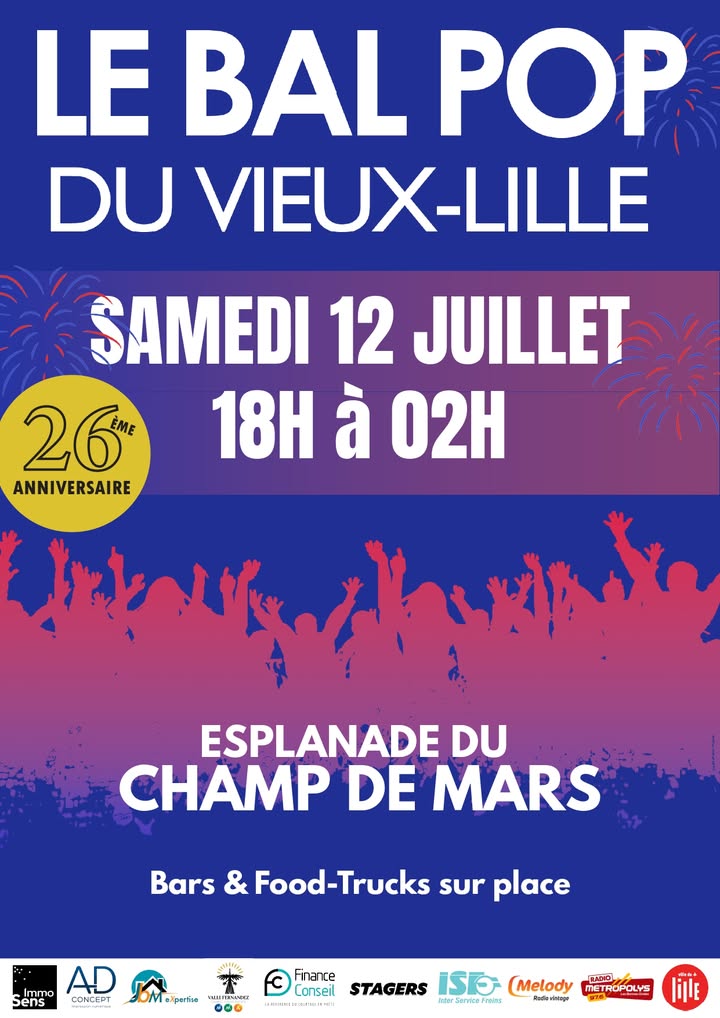 Venez au Bal Pop de Lille !